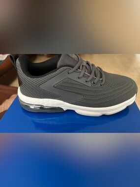 Women's Grey Athletic Air-Cushion Sneakers